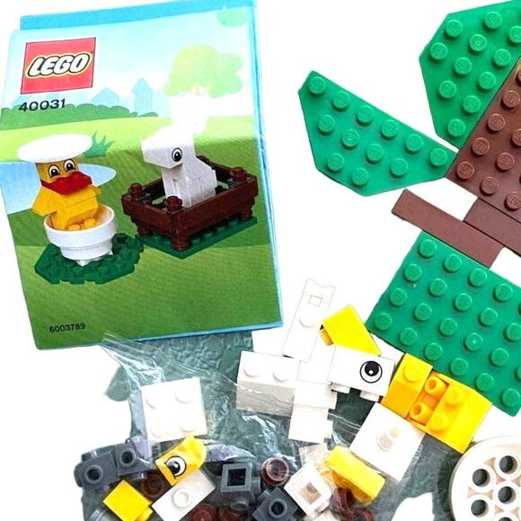 LEGO Spring or Easter Bunny and Chicks Mini Set #40031 - Incomplete - Picture 1 of 4